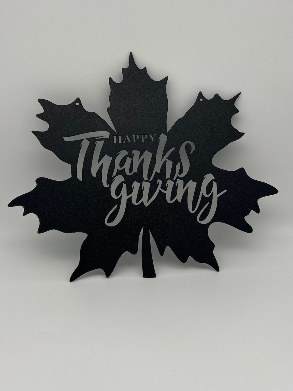 Laser Cut Metal Thanksgiving Art Decorative Sign by Redline Steel. Made in USA.